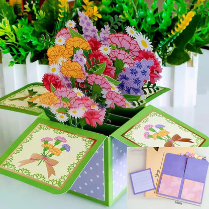 Romantic Theme Anniversary Card Pop-Up Mechanism 3D Heart Tree Couple Card Heart Tree Design 3D Love Tree Card Valentines Day